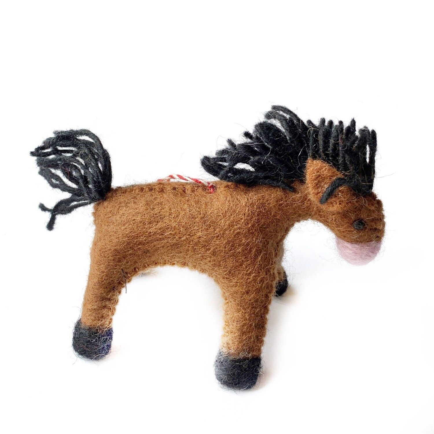 Horse Felt Wool Ornament