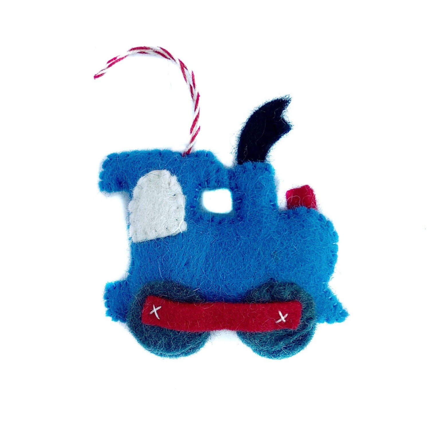 Train Felt Wool Ornament