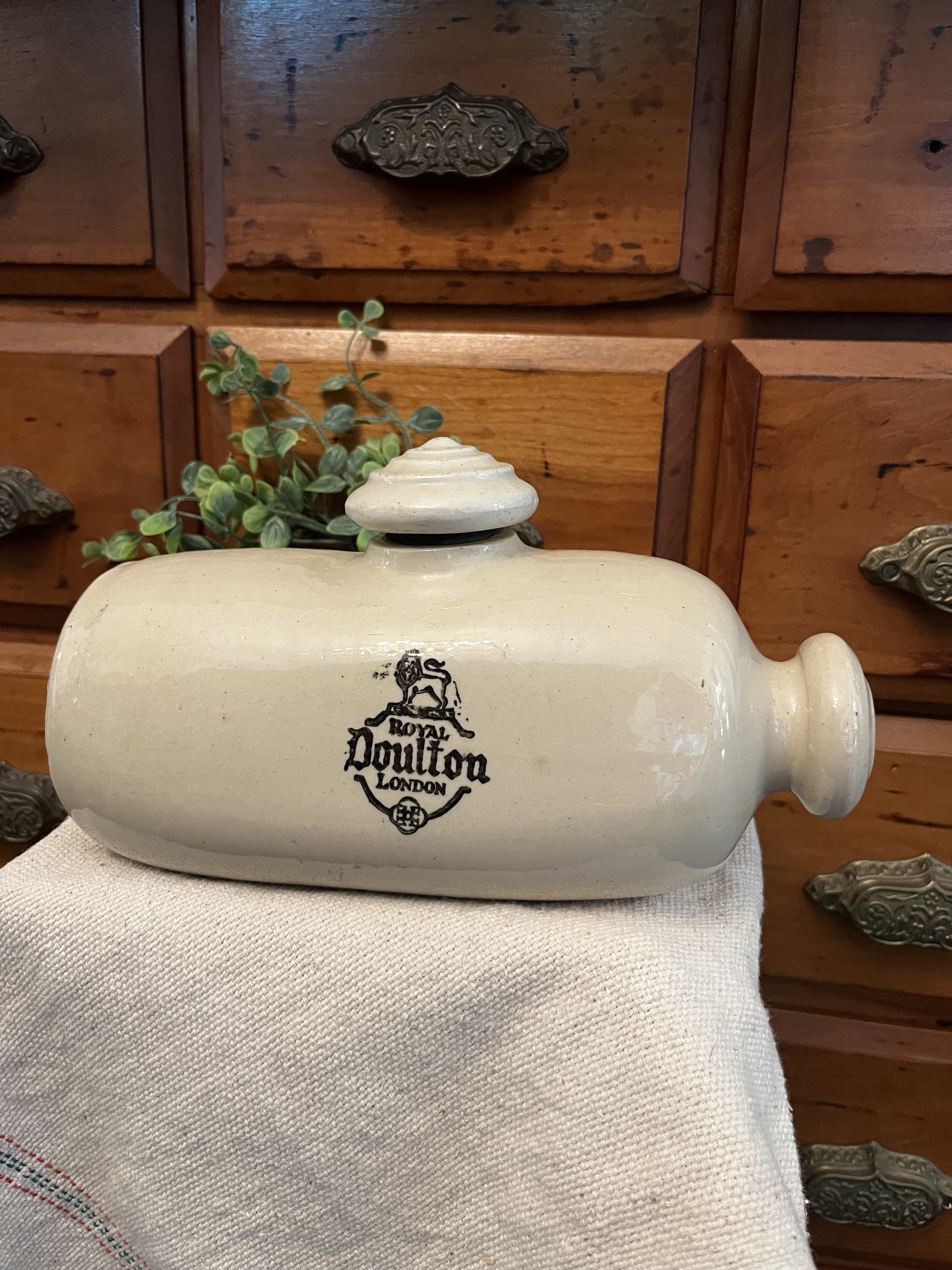 Antique Royal Doulton Hot Water Bottle