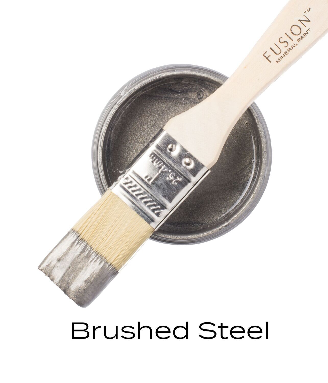 Metallic Brushed Steel, name: Large