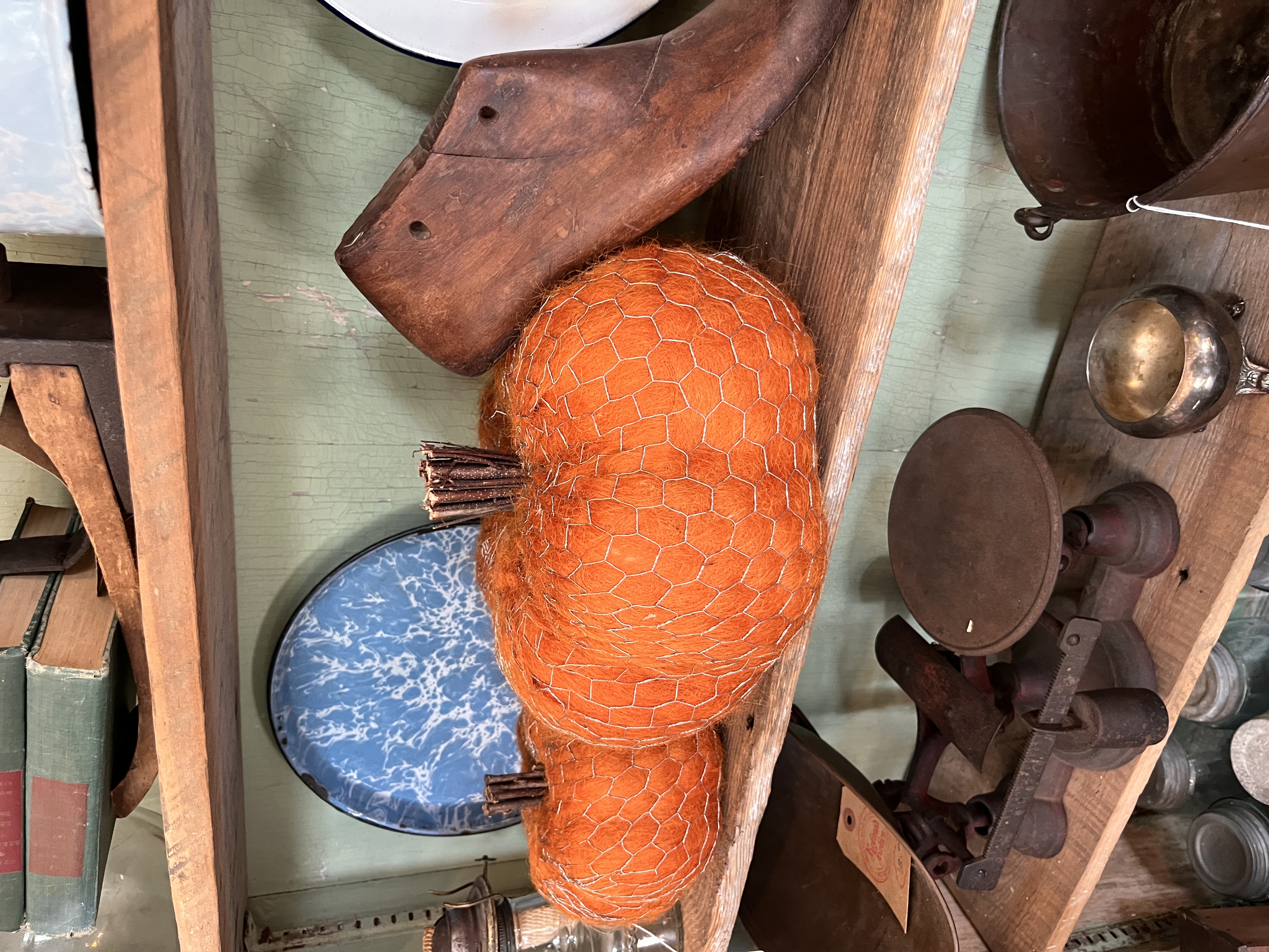 Pumpkin Chicken Wire & Wool