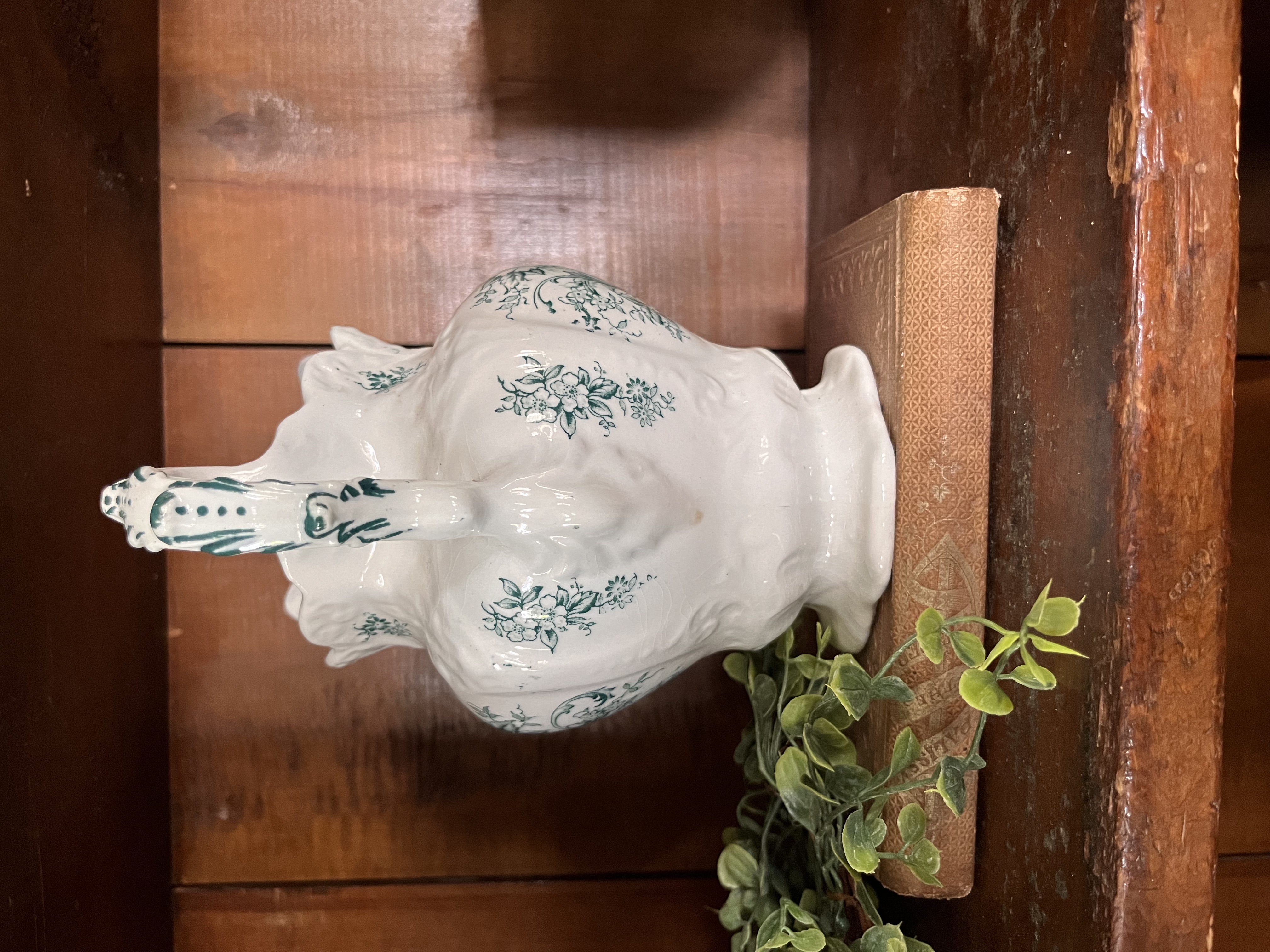 Antique English Ironstone Wilcox Pitcher