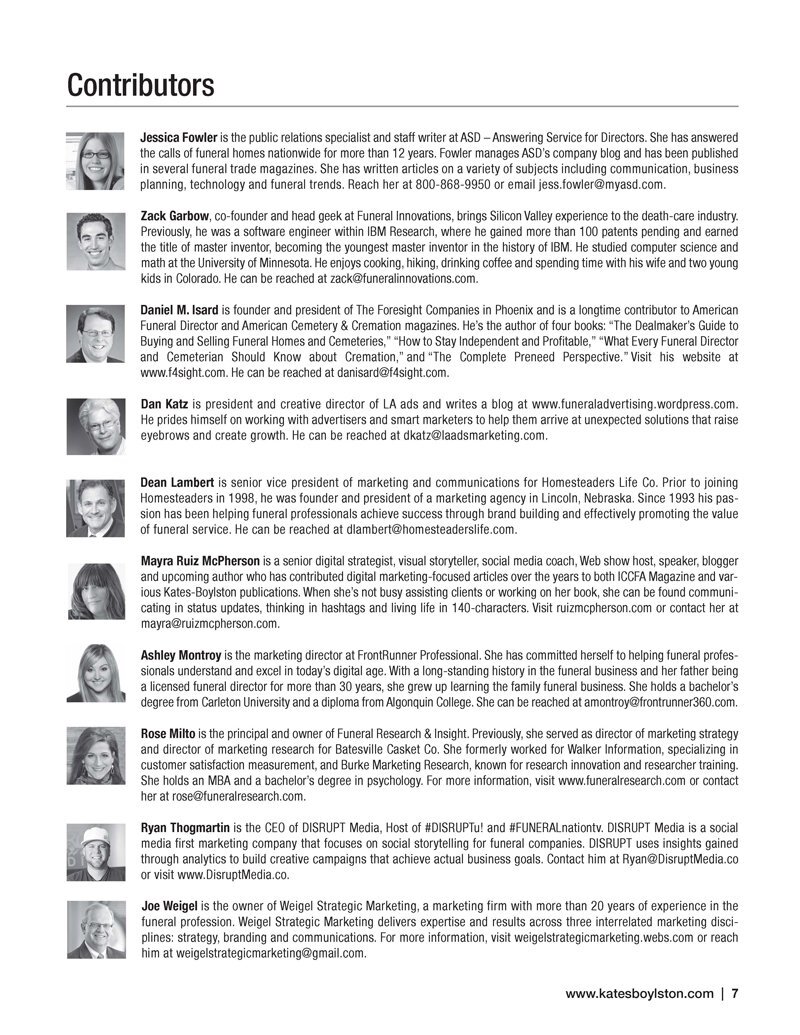 The Funeral Director's Guide to Marketing