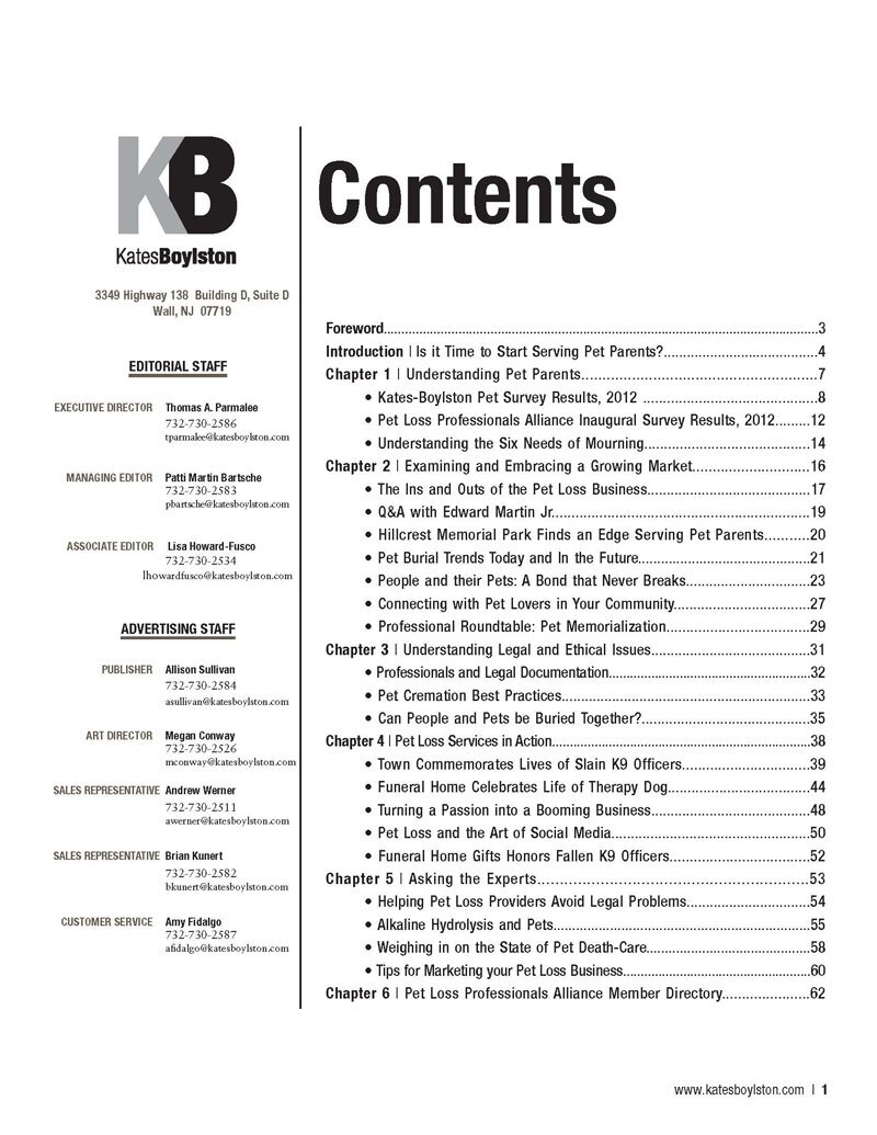 The Funeral Professional's Guide to Pet Loss