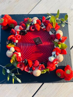 TARTE FRUITS ROUGES (8 PERS)