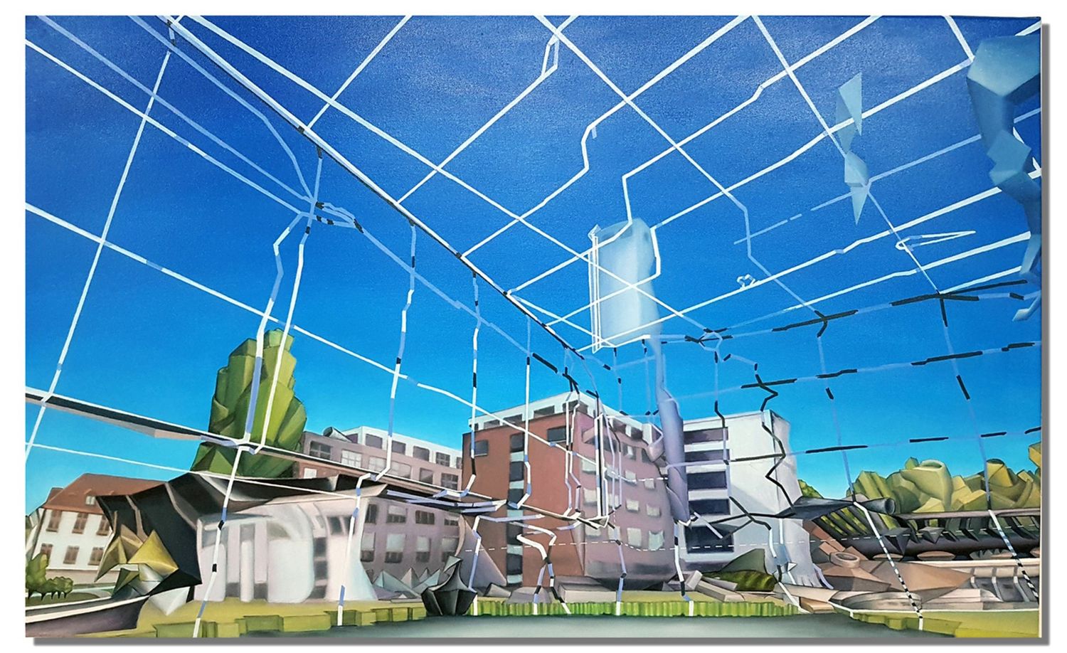 "49°52´33 N 8°39´45 O- city walk" - Elke Emmy Laubner