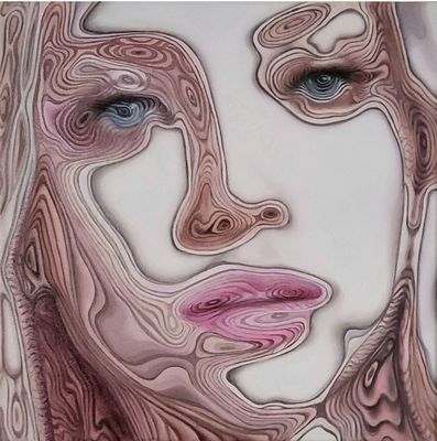 "smooth face 1" - Elke Emmy Laubner