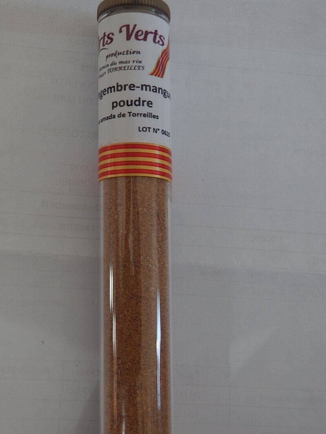 Gingembre mangue en poudre bio 20g