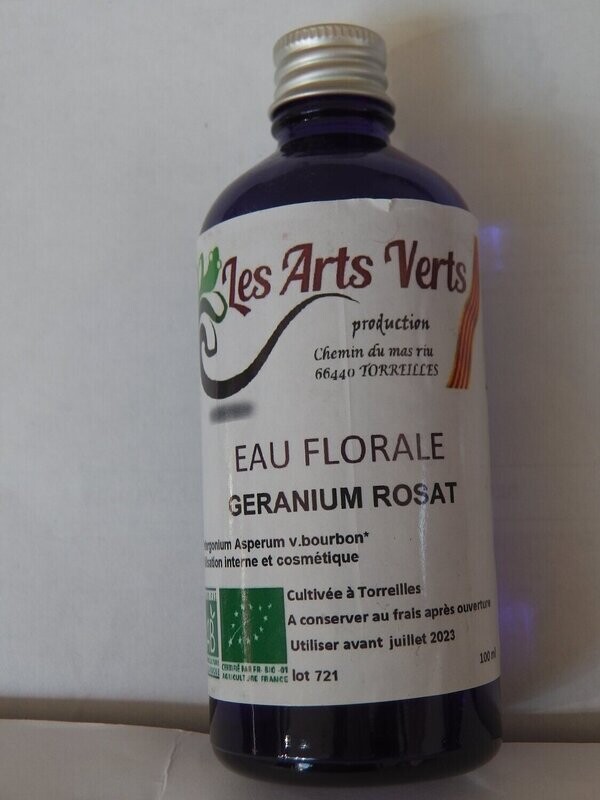 Hydrolat de géranium Rosat AB