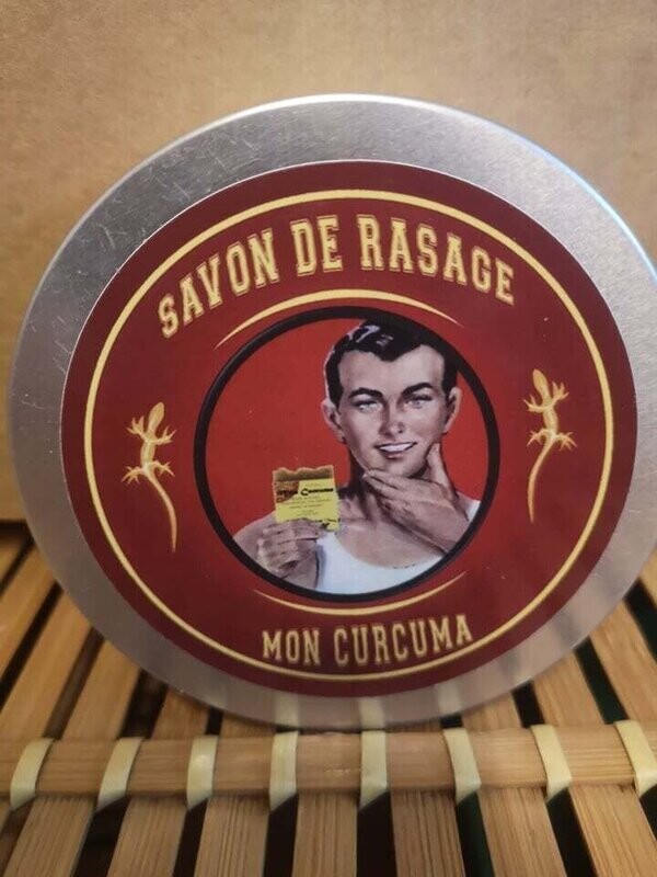 Savon à barbe au Curcuma