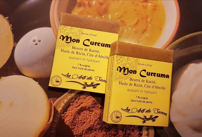 Savon à froid au Curcuma