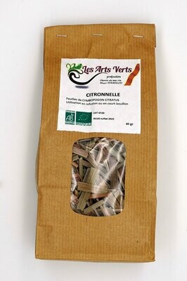 Citronnelle séchée bio 40 g
