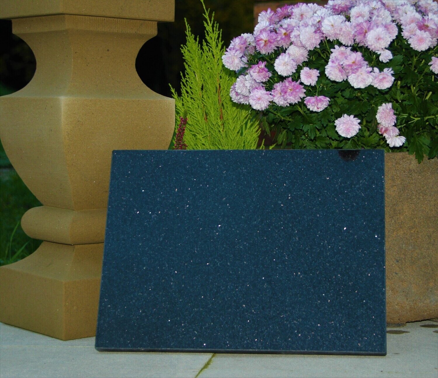 Star Galaxy 30x40cm(poliert) Schrift B Betende Hände