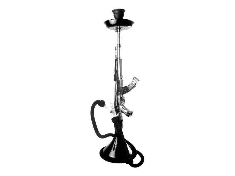 Shisha AK-47 84cm Silver