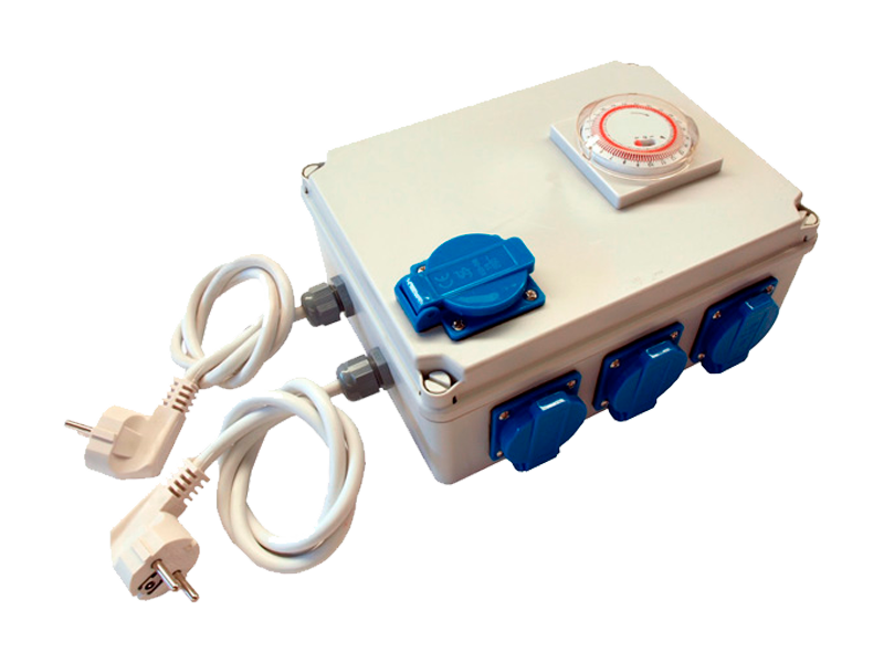 Temporizador TBOX 6H 6 x 600 w con Activador Calefaccion