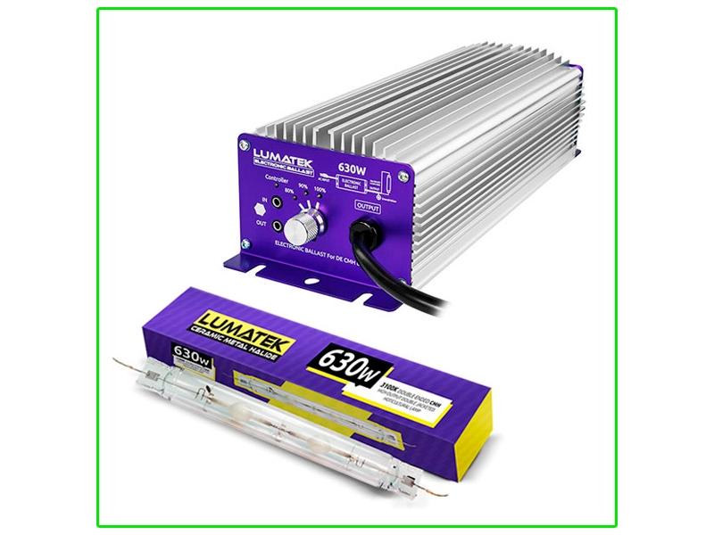 Kit LEC Lumatek 630 W - 3100K Controlable & Regulable