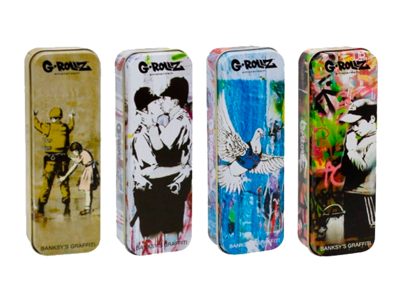 Cajita Metal Banksy 12x4x2.5cm
