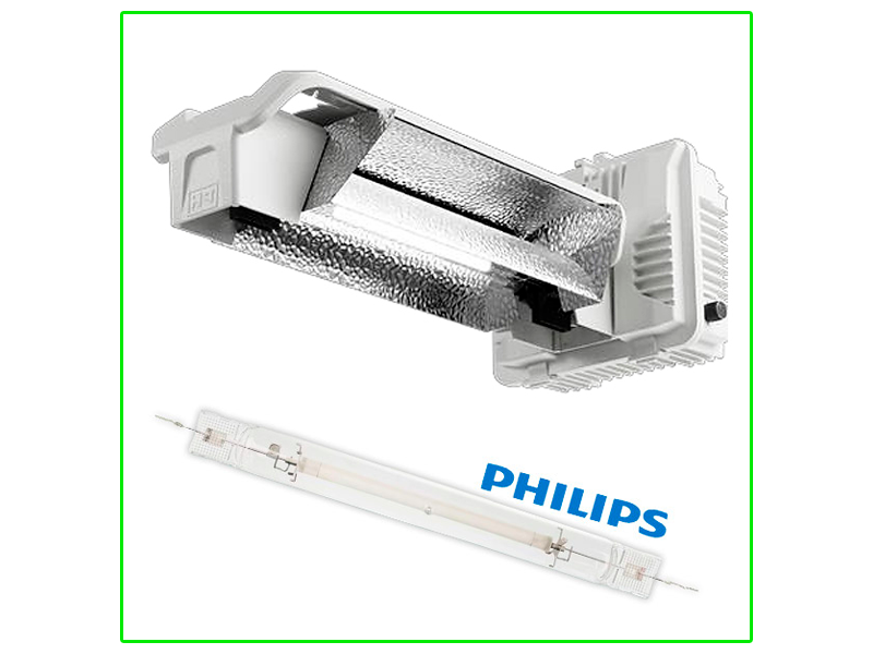 Kit 1000W HPS Phantom Pro Abierto 2.0 + Bombilla Philips (Double Ended)