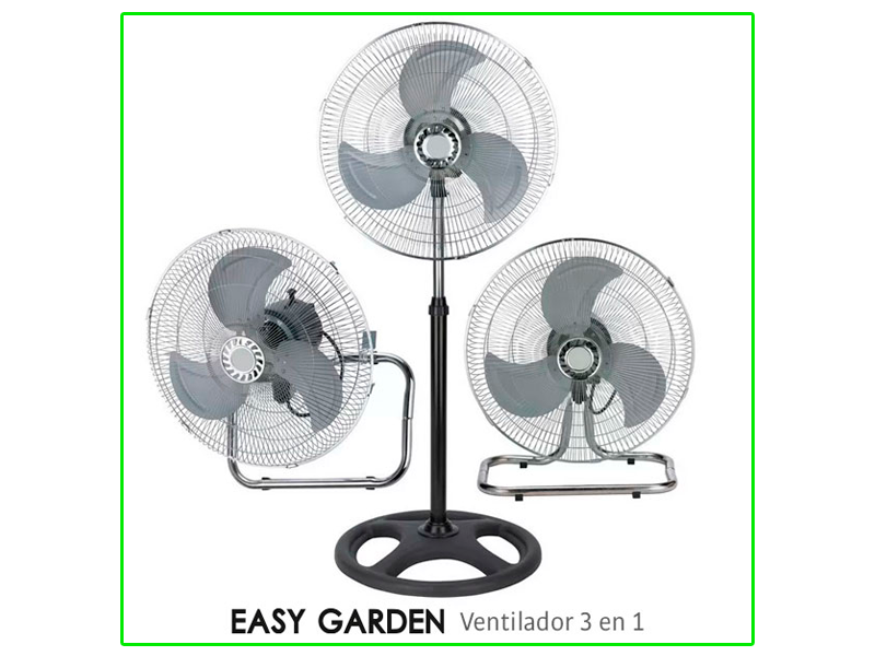 Pack 2 Unds  Ventilador Industrial   Easy Garden 50cm/70W