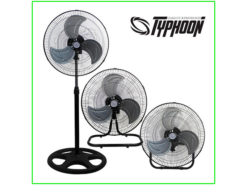 Ventilador 45cm Industrial Typhoon 3 en 1 (Sin Mando)