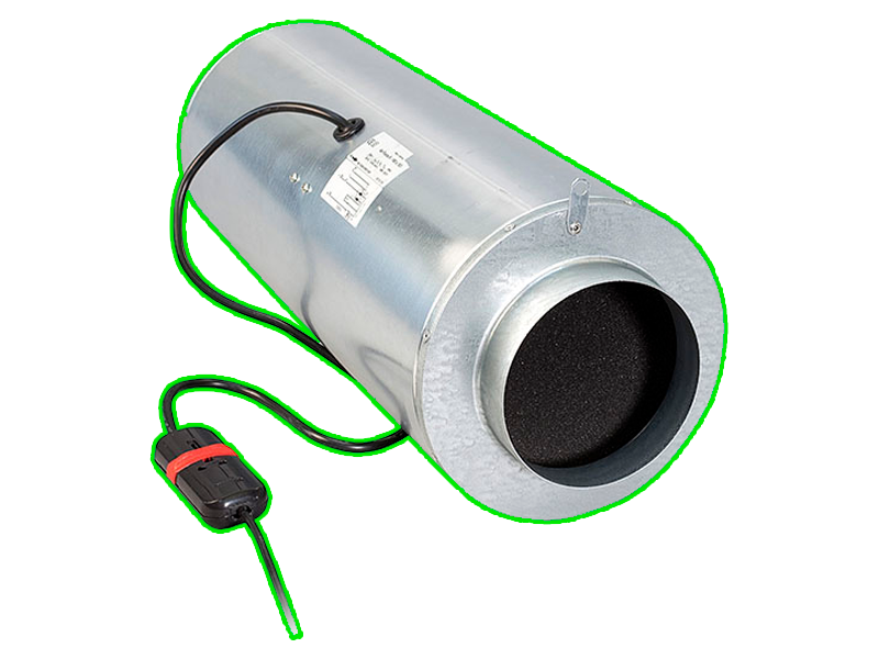 Extractor Can Fan Iso-Max con Silenciador 150/200/250/315/355º