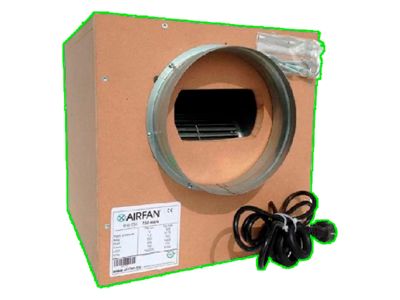 Extractor Profesional Air Fan con caja Insonorizada