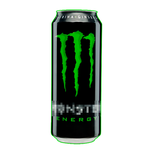 Camuflaje Lata Monster Con Liquido