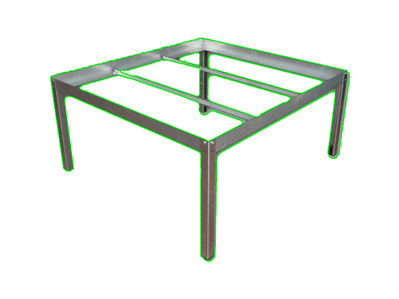 Soporte Para Bandejas Negras Metal