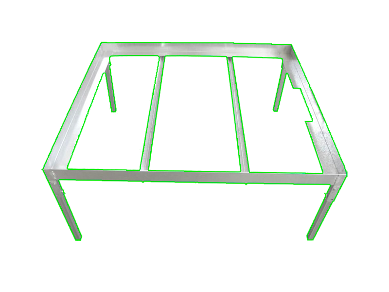 Soporte De Metal Para Bandejas Grises