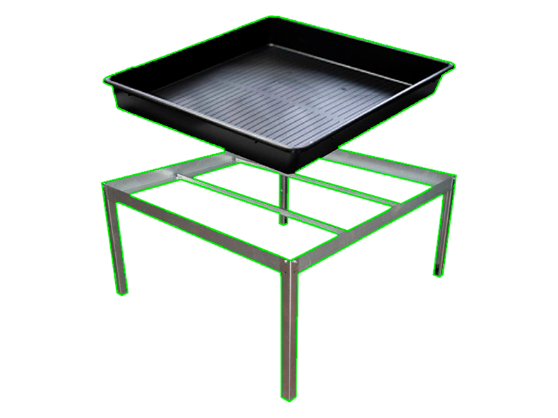 Kit Soporte Metal + Bandeja