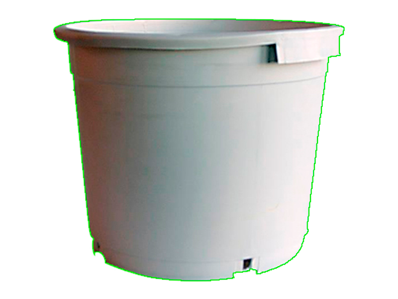 Maceta Redonda Blanca