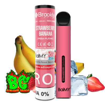 Vapers 2% Nicotina Strawberry Banana