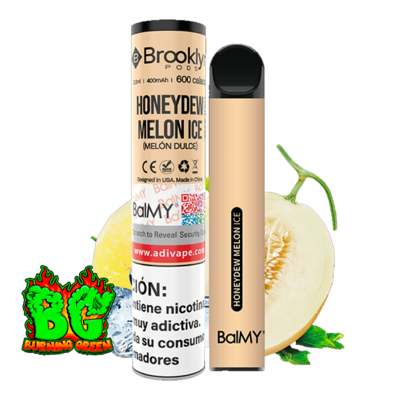 Vapers 2% Nicotina Honey.Melon