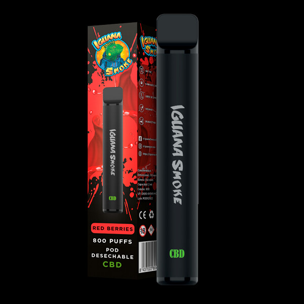 Vaper Desechable CBD Red Berries 800 Puffs