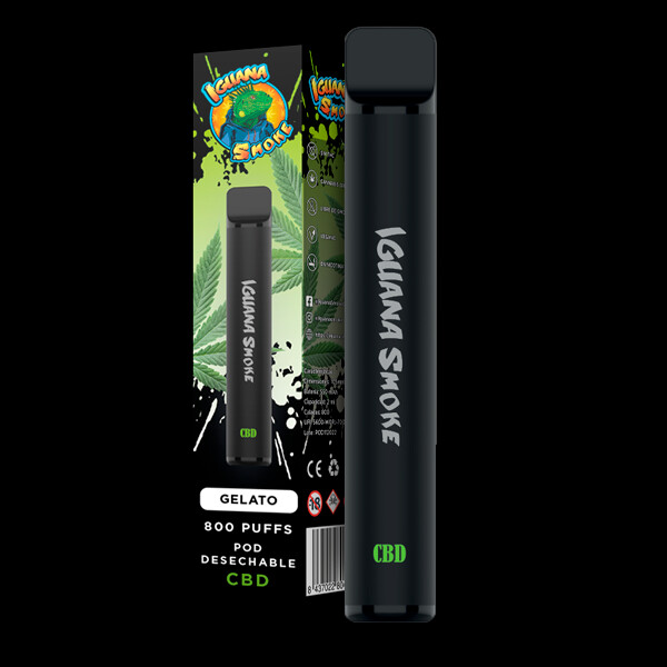 Vaper Desechable CBD Gelato 800 Puffs