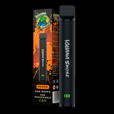 Vaper Desechable CBD Mango 800 Puffs