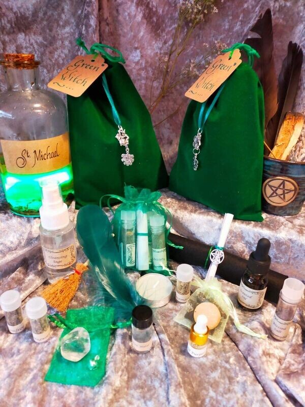 Green Witch Altar Bag