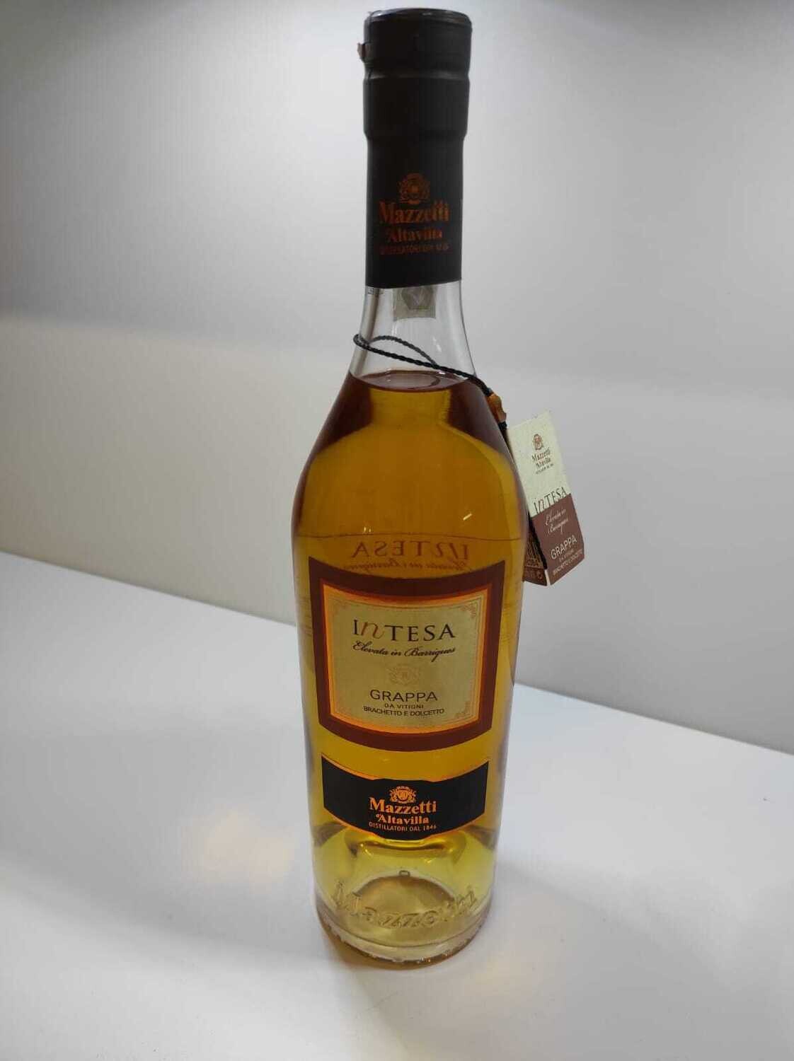 GRAPPA INTESA BRACHETTO E DOLCETTO MAZZETTI CL 70 43% VOL.