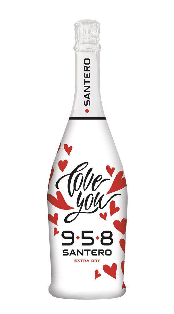 SPUMANTE 958 SANTERO EXTRA DRY I LOVE YOU CL 75 11,5% VOL.
