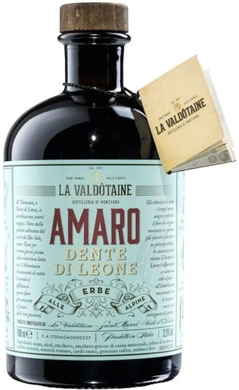 AMARO DENTE DI LEONE LA VALDOTAINE 1L 32,6% VOL.