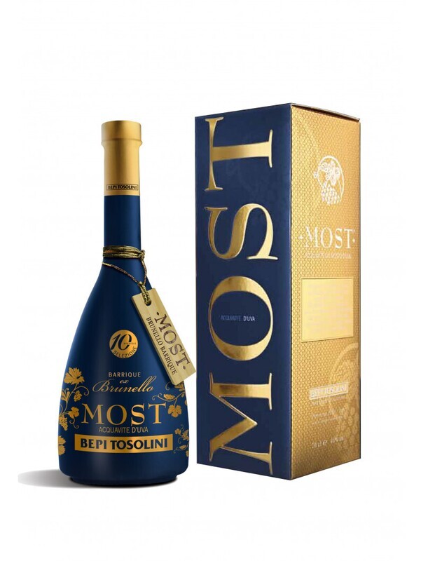 GRAPPA MOST BARRIQUE EX BRUNELLO BEPI TOSOLINI CL 70 40% VOL. ASTUCCIATA