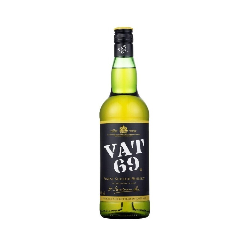 WHISKY VAT 69 BLENDED SCOTH CL70 40% VOL.