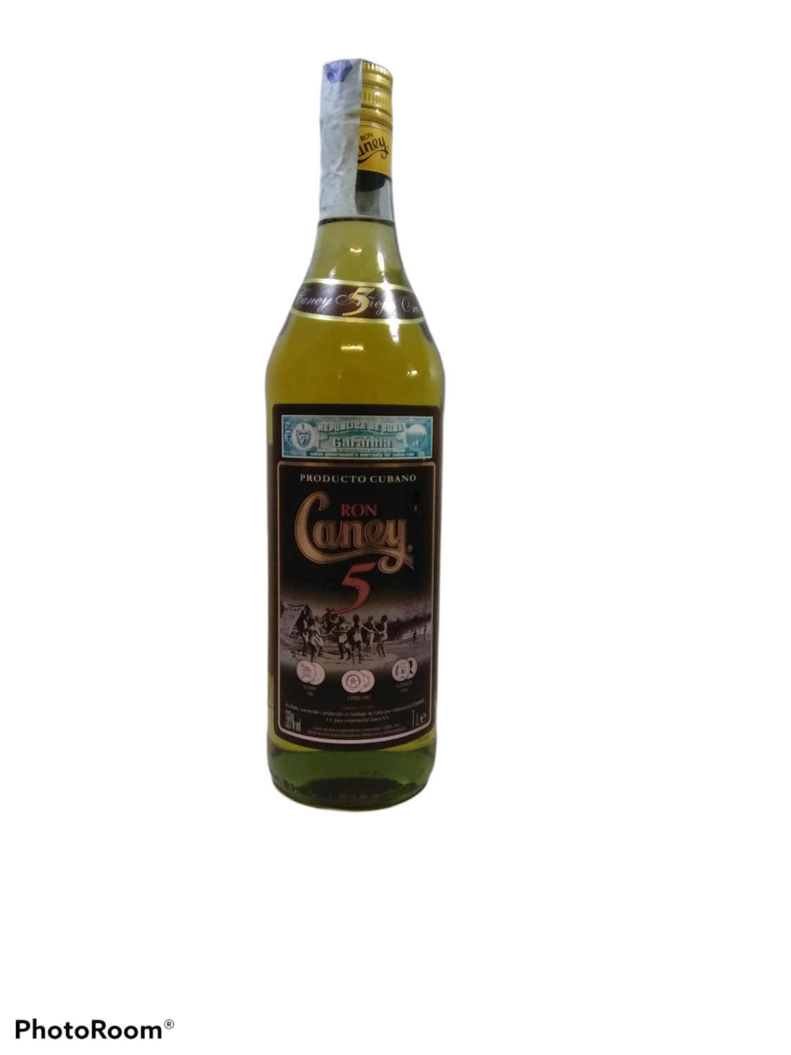 RUM CANEY 5 ANEJO ORO 1L 38% VOL.