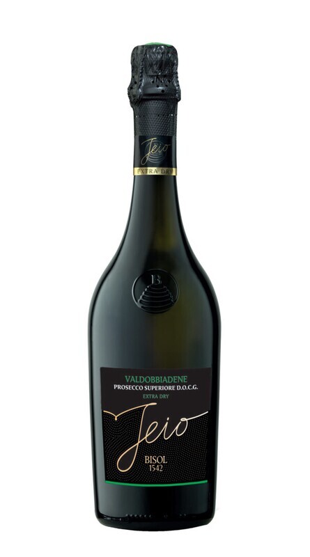 PROSECCO VALDOBBIADENE SUPERIORE EXTRA DRY JEIO DOCG CL 75 11,5% VOL.