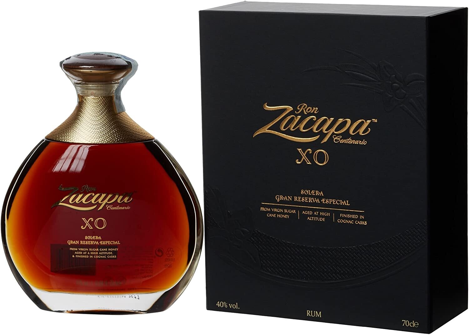 RUM ZACAPA CENTENARIO XO CL 70 40% VOL. ASTUCCIATO