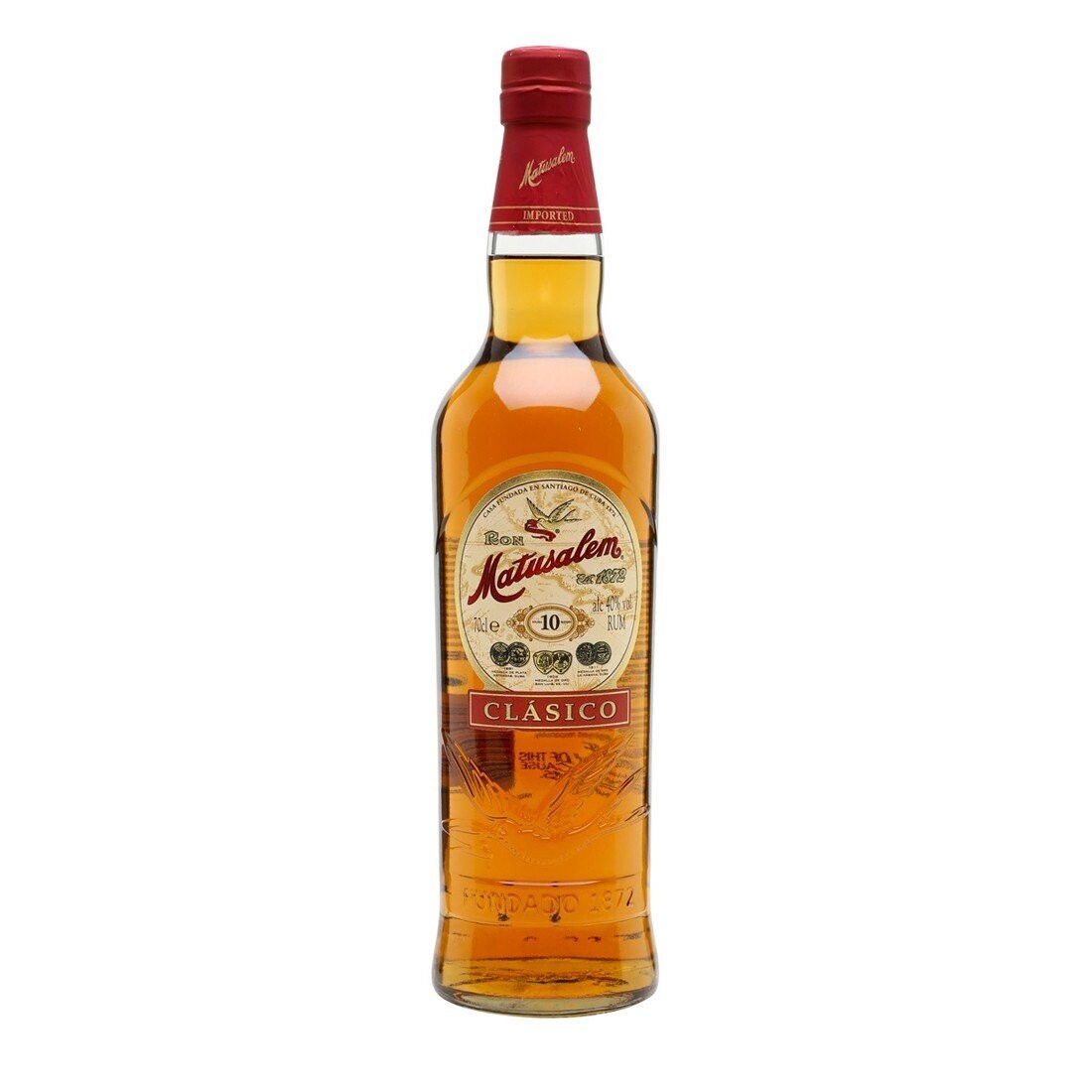 RUM MATUSALEM 10  ANOS CLASICO CL 70 40% VOL.