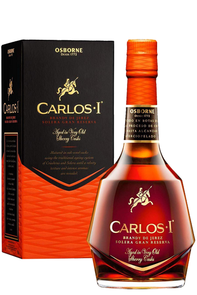BRANDY DE JEREZ CARLOS I CL 70 40% VOL. ASTUCCIATO