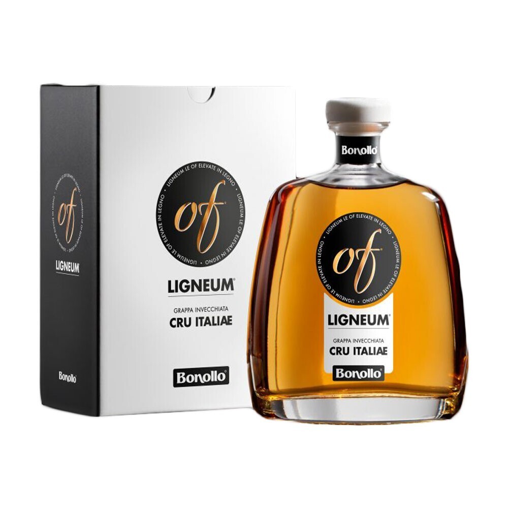 GRAPPA BONOLLO OF LIGNEUM CRU ITALIAE CL 70 42% VOL ASTUCCIATA