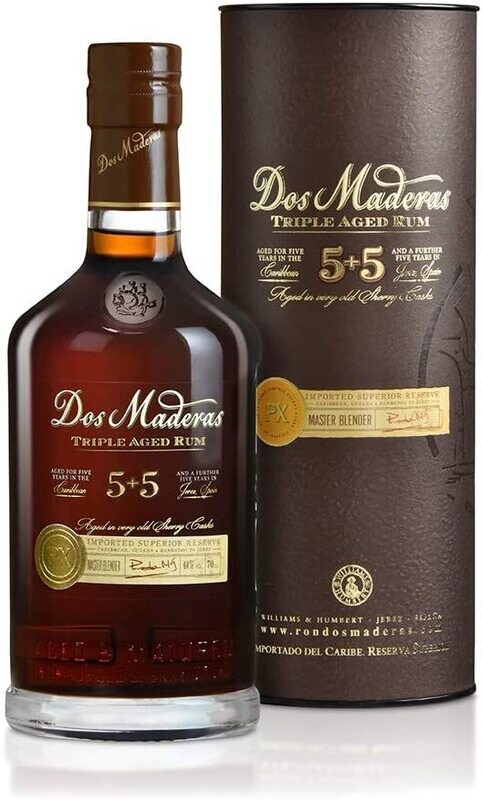 RUM DOS MADERAS 5+5 ANOS CL 70 40% VOL. ASTUCCIATO