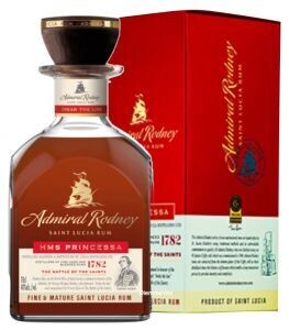 RUM HMS PRINCESSA ADMIRAL RODNEY CL 70 40% VOL. ASTUCCIATO